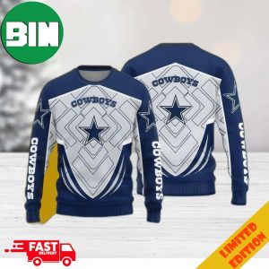 Dallas Cowboys NFL Star Logo Pattern Christmas 2023 Holiday Gift Ugly Sweater