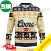 Deer Coors Light Xmas Funny 2023 Holiday Custom And Personalized Idea Christmas Ugly Sweater