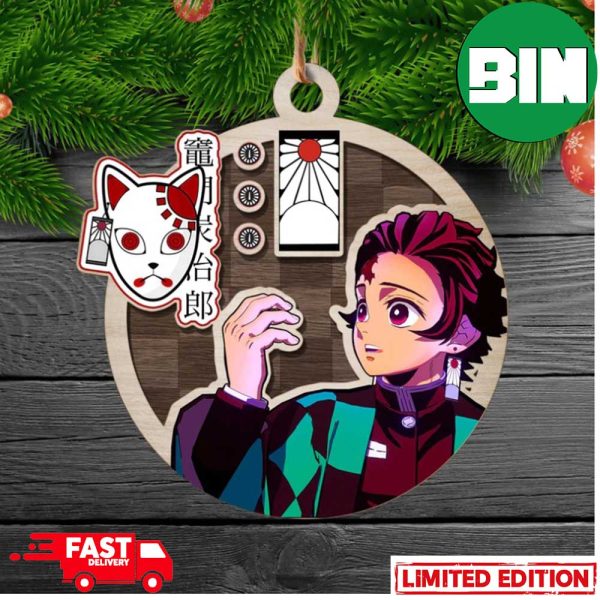 Demon Slayer Tanjiro Kamado Christmas Tree Decorations Xmas Gift Best Ornament