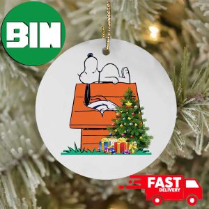 Denver Broncos Snoopy Ornament NFL Ornaments 2023 Christmas Tree Decorations