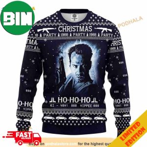 Die Hard 1988 Holiday 2023 Gift Knitted Ugly Xmas Sweater