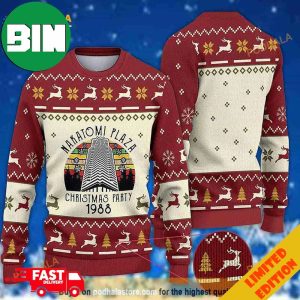 Die Hard Christmas Movie Funny 3D Nakatomi Plaza Ugly Sweater