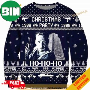 Die Hard Nakatomi Plaza Christmas 1988 Party Xmas Gift Ugly Sweater For Men And Women