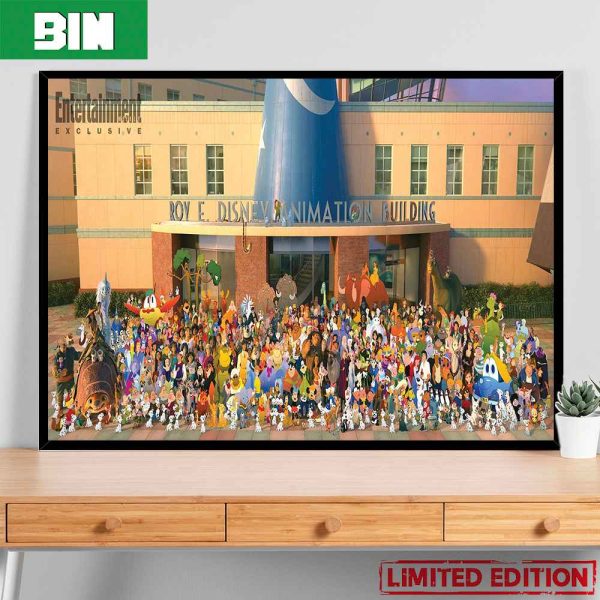 Disney Animation Studio Television House Of Mouse Once Upon A Studio Disney100 Anniversary Home Decor Poster Canvas