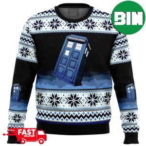 Doctor Who Tardis Xmas Gift 2023 Holiday Ugly Christmas Sweater