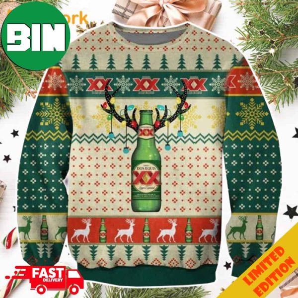 Dos Equis Beer Ugly Sweater For Beer Lovers