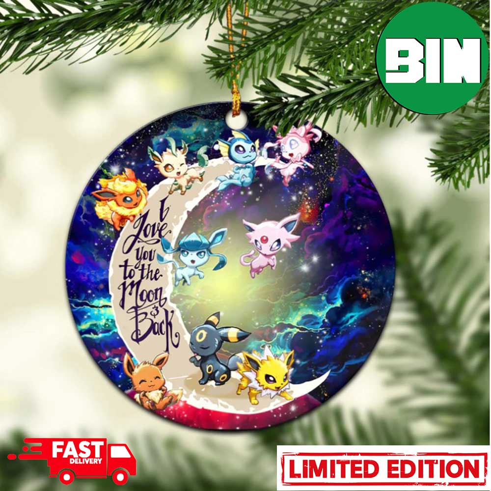 Mini Pokémon Holiday Eevee Ornament, 1