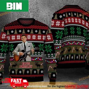 Elvis Presley Christmas Without You 2023 Ugly Sweater For Men And Women
