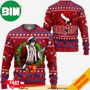 Fairy Tail Gray Fullbuster Holiday Gift 2023 Anime Ugly Sweater For Men And Women