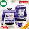 FedEx Christmas Pattern 2023 Holiday Ugly Sweater