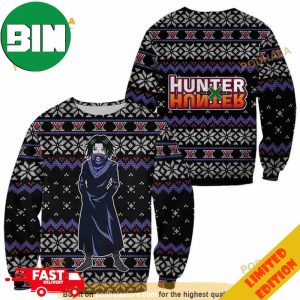 Feitan Hunter x Hunter Anime Fan Gift 2023 Holiday Ugly Sweater