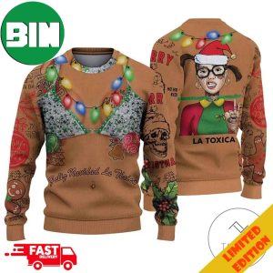 Feliz Navidad La Toxica Ugly Christmas Sweater 2023 For Men And Women