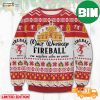 Fireball Whiskey Lovers Xmas Gift For Family Christmas Ugly Sweater