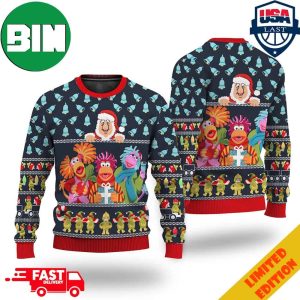 Fraggle Rock Muppet Sublimated Christmas 2023 Ugly Sweater For Men And Women