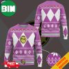 Gearhumans 3D Mighty Morphin Red Power Ranger x Pokemon Charizard Ugly Sweater For Men And Women