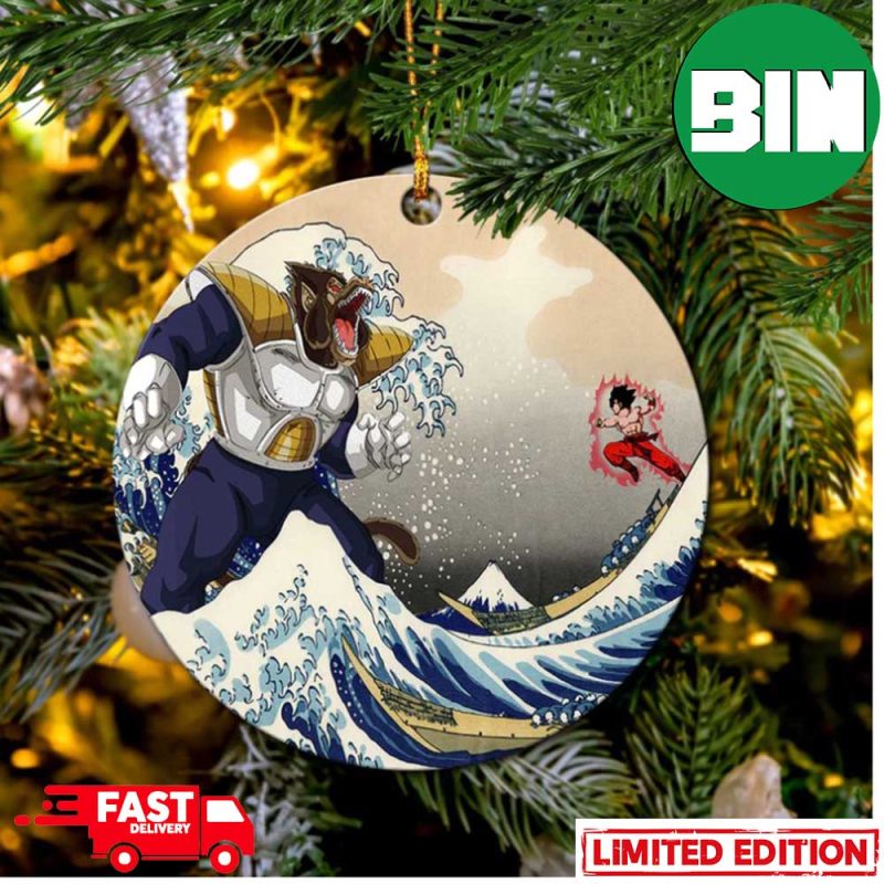 Goku Vs Vegeta The Great Wave Japan Dragon Ball Perfect Gift For