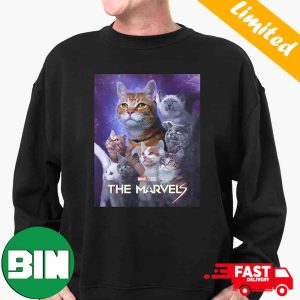 Goose Cat All Family The Marvels New Character Poster Marvel Studios T-Shirt