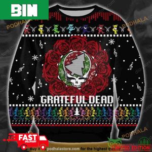 Grateful Dead For Holiday 2023 Xmas Gift For Men And Women Funny Ugly Sweater