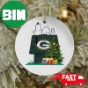 Green Bay Packers Snoopy NFL Football Ornaments 2023 Christmas Tree Decorations