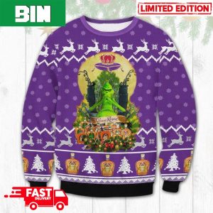 Grinch Crown Royal x Beer Xmas 2023 Ugly Christmas Sweater