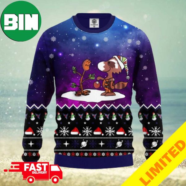 Guardian Of Galaxy x Snoopy Ugly Christmas Sweater Amazing Gift Men And Women