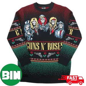 Guns N Roses Christmas Gift For Fans 2023 Xmas For Men And Women Ugly Sweater