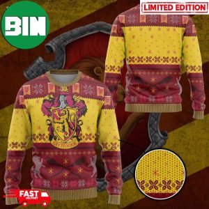 Harry Potter Gryffindor Ver 2 Custom Name Christmas Gift For Men And Women Ugly Sweater