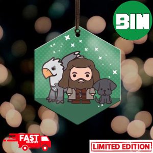 Harry Potter Hagrid And Friends 2D Christmas 2023 Tree Decorations Ornament
