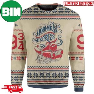 Harry Potter Hogwarts Express Christmas Gift 2023 Ugly Sweater