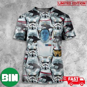 Heir To The Empire Just Love Thrawn’s Night Trooper Designs Ahsoka Star Wars Finale 3D T-Shirt