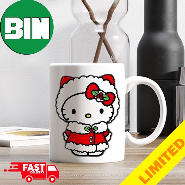 Hello Kitty Christmas Gift For Kids Holiday 2023 Xmas Ceramic Mug