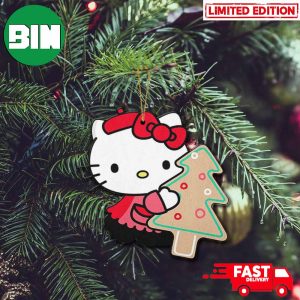 Hello Kitty Cute Kitten Hug Christmas Pine Tree Xmas Tree Decorations 2023 Ornament