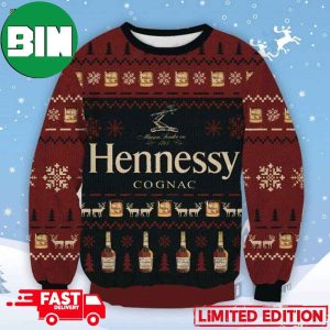 Hennessy Christmas Gift For Family 2023 Ugly Christmas Sweater