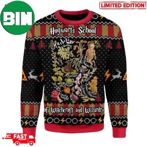 Herbology Harry Potter Hogwarts School Ugly Christmas Sweater