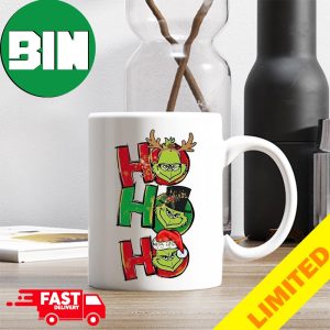 Ho Ho Ho Grinch Hat Christmas 2023 For Kids Ceramic Mug