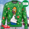 Homer Bush Meme The Simpsons 3D Christmas 2023 Ugly Sweater