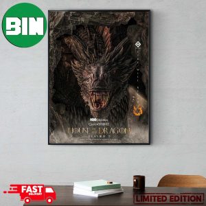 House Of The Dragon Season 2 Game Of Thrones HBO Original Home Decor Poster Canvas