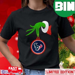 Houston Texans Grinch Merry Christmas NFL Football T-Shirt