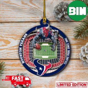 Houston Texans NFL Stadium View Christmas Tree Decorations Ornament