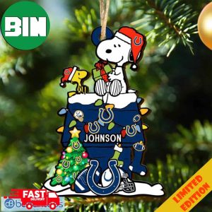 Indianapolis Colts NFL Snoopy Ornament Personalized Christmas For Fans Gift 2023 Holidays