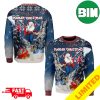 Iron Maiden The Future Past Tour 2023 Holiday Gift For Fans Blue Pattern Ugly Sweater