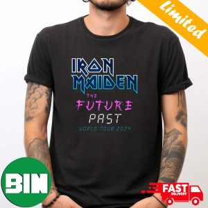 Iron Maiden The Future Past World Tour 2024 Logo T-Shirt