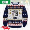 Leonardo DiCaprio Meme Miller Lite Ugly Christmas Sweater