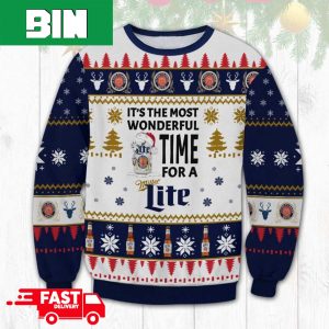 It’s The Most Wonderful Time For A Miller Lite Ugly Christmas Sweater