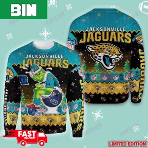 Jacksonville Jaguars Grinch Toilet 3D Xmas 2023 For Fans Ugly Christmas Sweater