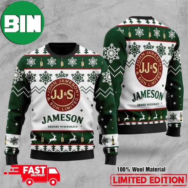 Jameson Irish For Whiskey Lovers Christmas Ugly Sweater