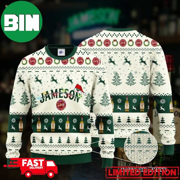 Jameson Santa Hat Ugly Christmas Sweater For Family Xmas 2023 Gift