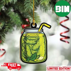 Jar Of Pickles Funny Christmas Tree Decorations 2023 Ornament