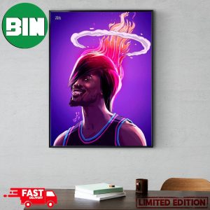 Jimmy Butler Miami Heat New Media Day Look Funny Meme Poster Canvas