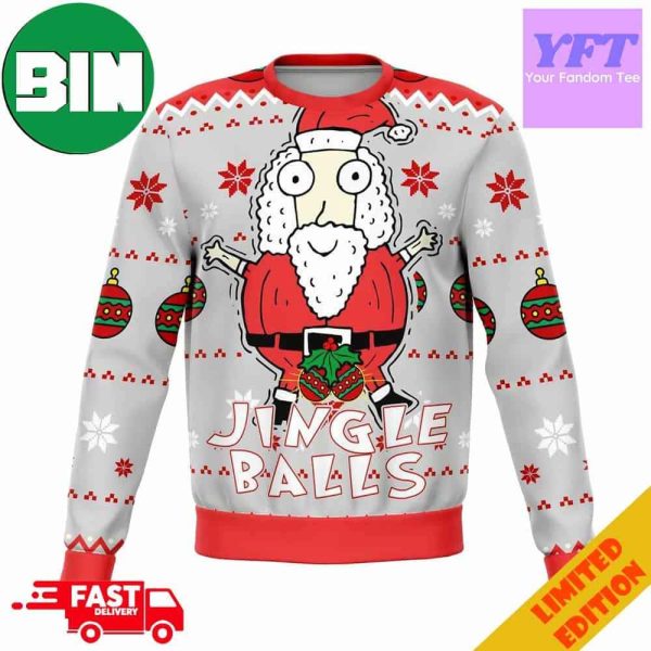 Jingle Balls Funny Meme Santa Christmas 2023 Ugly Sweater